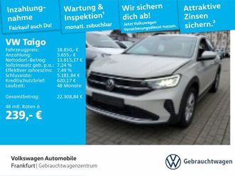 taigo 1.0 tsi life frontassist led dab+