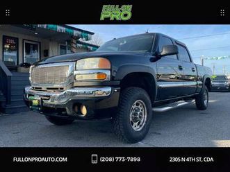 2004 gmc sierra 2500 hd crew cab - in-house financing available!