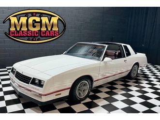 1987 chevrolet monte carlo coupe