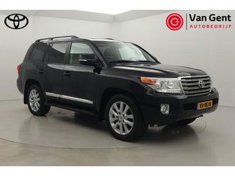 toyota land cruiser v8 4.5 v8 d-4d executive standard roof window van | panoramadak | trekhaak | leder | jbl | 20 inch | navigatie | stoelverwarming