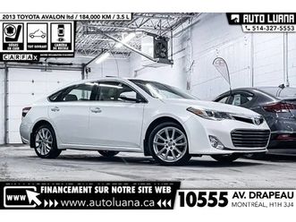 2013 toyota avalon limited cuir/navigation/toit/mags/push start