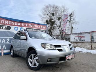 mitsubishi outlander 2.0 lpg//4x4//dlugie oplaty//szyberdach//zamiana wroclaw fabryczna • olx.pl