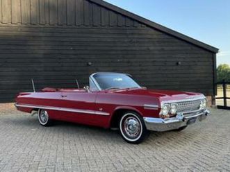 chevrolet impala ss convertible 1963 gerestaureerd nl-kentek — oldtimers — marktplaats