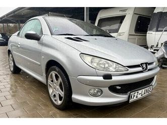 peugeot 206 cabriolet cc platinum/tüv/shz/pdc