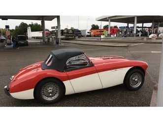1956 austin-healey 100/4 rouge manuel, 4 vitesses conduit...