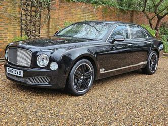 2012 bentley mulsanne 6.8 v8 4dr auto saloon petrol automatic