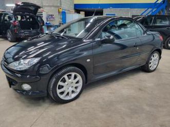 peugeot 206 2.0 16v cc 2004 zwart — peugeot — marktplaats