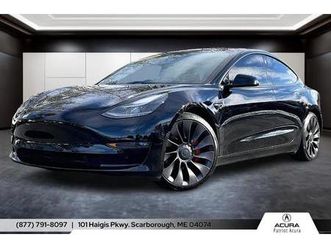 used 2021 tesla model 3 performance