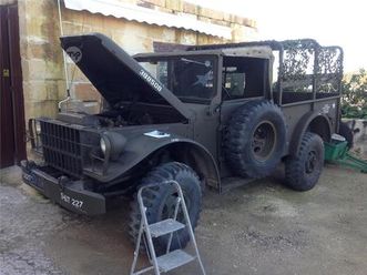 vintage truck dodge m37 . starts, runs and stops perfect