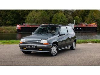 1989 renault super 5 gris manuel, 5 vitesses conduite à g...