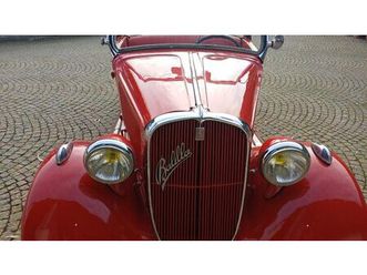 1934 fiat 508 balilla rouge manuel, 4 vitesses conduite à...