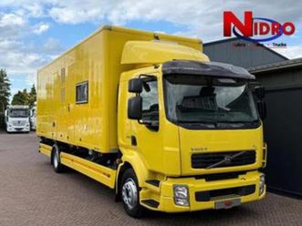 volvo fl 12.240 stand airco / 2x bed / douche / heater / wit — vrachtwagens — marktplaats