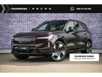 volvo ex90 twin motor awd performance 111 kwh ultra | 7-zits | google | bowers & wilkins audio | soft close | luchtvering | head-up display | elek. achterklep |