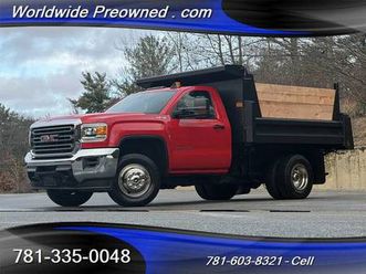 2017 gmc sierra 3500hd 4x4 4wd dump truck 9' body 60k miles #14834