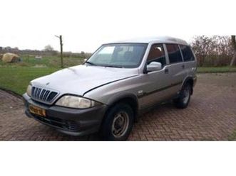 ssangyong musso 2.9 td hr aut 2004 — bestelauto's — marktplaats