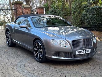 2013 bentley continental gtc mulliner driving specification. 64000 miles. fsh. | ebay uk