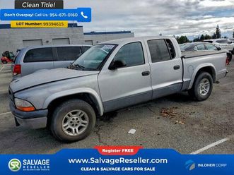 2001 dodge dakota 2wd quad cab