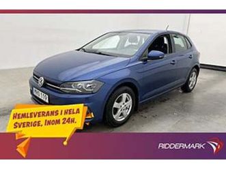 volkswagen polo 1.0 tsi base sensorer adaptiv-fart bluetooth