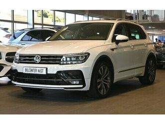 volkswagen tiguan 2.0 tdi 4motion r-line drag pano cockpit