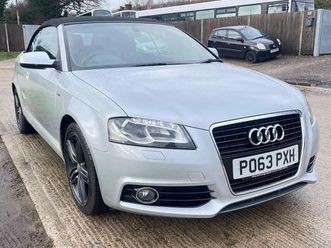 audi a3 cabriolet 1.6 tdi s line final edition euro 5 (start/stop) 2dr
