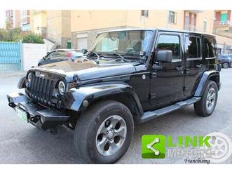 jeep wrangler unlimited 3.6 v6 sahara auto con g