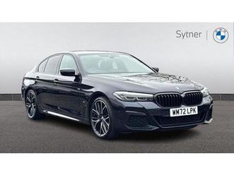 bmw 5 series 520d xdrive m sport saloon 2.0 4dr