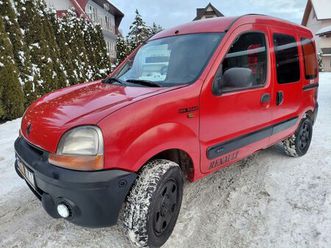 renault kango 4x4 1,6 benzyna +gaz osielec • olx.pl