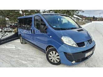 2008r renault trafic passenger 2.0 long 115km 9 osobowy hak, vivaro okonek • olx.pl