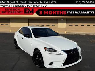 2015 lexus is250 f sport awd crafted line *we finance*
