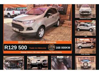 2015 ford ecosport 1.5 tivct ambiente