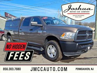 used 2018 ram 3500 tradesman crew cab 4x4 8’ box