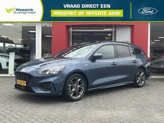 ford focus wagon - 1.0 ecoboost 125pk st-line business i cruise i navigatie i stuurverwarming i stoelverwarmi