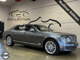 used 2013 bentley mulsanne mulliner edition