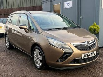 2014 vauxhall zafira tourer 1.8 16v exclusiv euro 5 5dr mpv petrol manual