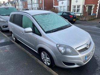 vauxhall zafira - exclusiv (full dealership service history)