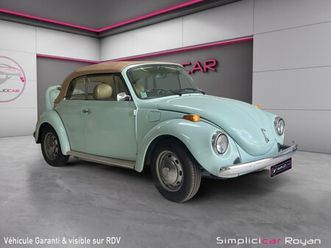 volkswagen coccinelle 1303 cabriolet 1600 cc 44ch / moteur refait à neuf / capote neuve / garantie 3 mois