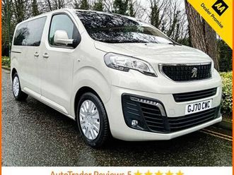 2020 peugeot traveller 2.0 bluehdi active standard mpv 5dr diesel eat8 mwb euro 6 (start/stop) (180 ps)....