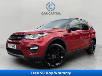 2017 land rover discovery sport 2.0 td4 hse black suv 5dr diesel auto 4wd euro 6 (start/stop) (180 ps) e...