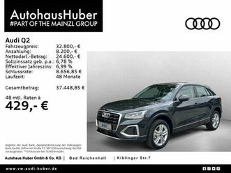 audi q2 adv. 35 tfsi s tronic mmi plus ahk shz rkam
