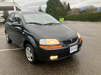 2007 pontiac wave (g3) aveo, 5spd stanard 153 km new pics