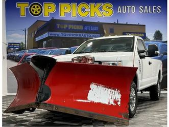 2022 ford f-250 reg cab, 7.3 liter v8, plow truck with v blade!!