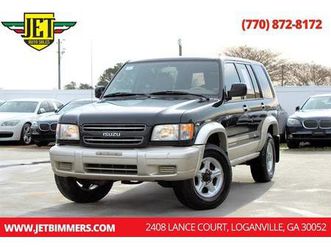 used 2001 isuzu trooper s