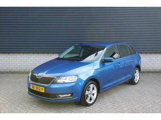 skoda rapid spaceback - clever 95pk i climate control i navigatie i cruise control i stoelverwarming