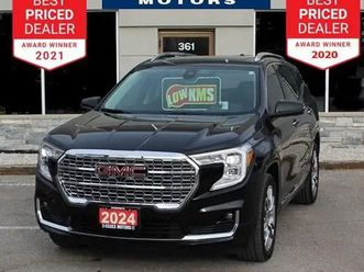 2024 gmc terrain denali*low ks*awd*heated leather*moon roof*carp