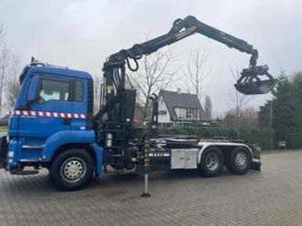 man tgs 26.360 with palfinger z crane, remote controled cran — vrachtwagens — marktplaats