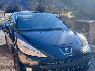 peugeot 207 cc cabriolet, 1.6 vti 120 cv, nero met.
