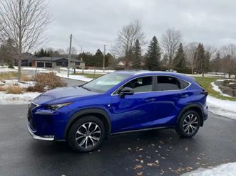 2017 lexus nx200t f-sport awd—fully loaded—excellent condition