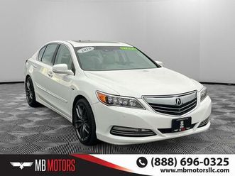 used 2016 acura rlx sport hybrid advance package