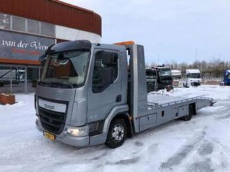 daf lf 210 autotransporter met tijhof opbouw — vrachtwagens — marktplaats
