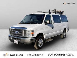 2014 ford e150 passenger xlt van 3d van oxford white